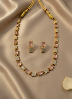 Kashwi Blush Prism AD Necklace Set