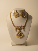 Kashwi Blush Radiance AD Necklace Set