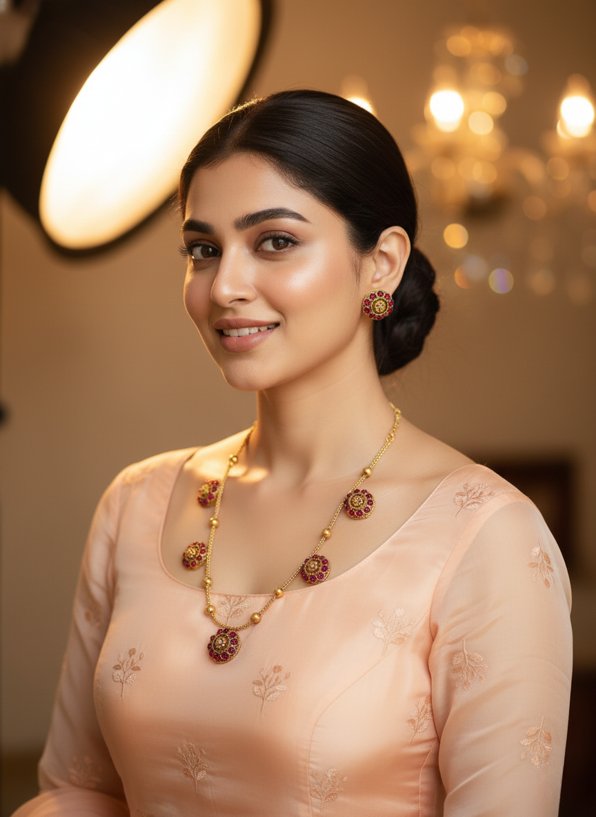 Kashwi Nitya Antique Necklace Set