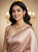 Kashwi Blush Prism AD Necklace Set